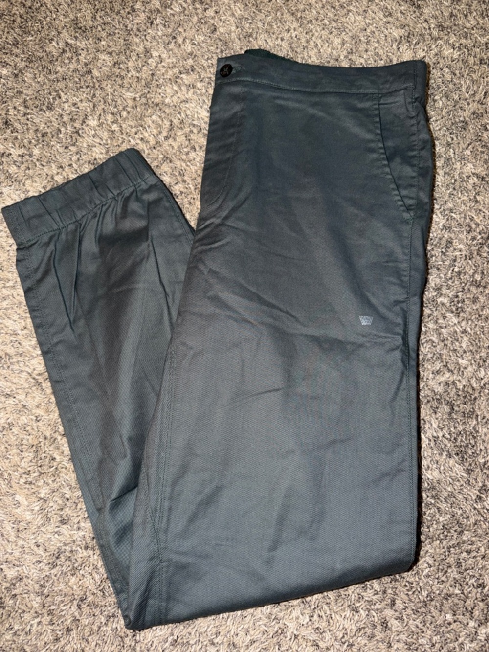 Mack Weldon Men's Green Chino jogger pant